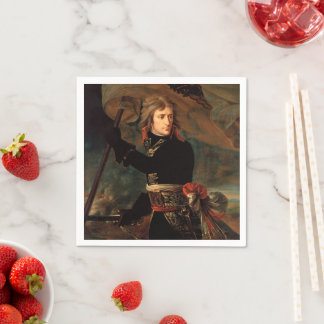 Servilleta De Papel Concentración de Napoleón Bonaparte en la batalla 