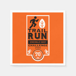 Servilleta De Papel Concurso de carreras de Trail Runner