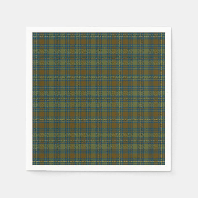 Servilleta De Papel Condado de Kerry Irish Tartan (Anverso)