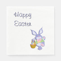 Conejito de pascua feliz