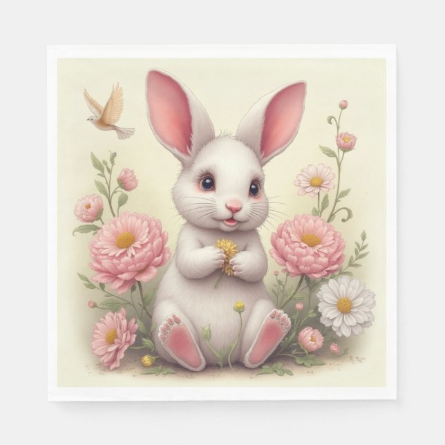 Servilleta De Papel Conejo (Anverso)