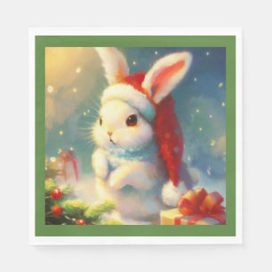 Servilleta De Papel Conejo 2 de navidades