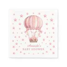 Conejo Caprichoso Globo Rosa Estrellas Baby Shower