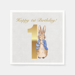 Servilleta De Papel Conejo clásico de cumpleaños