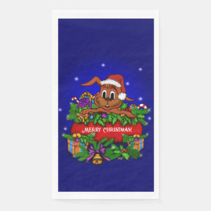 Servilleta De Papel Conejo de navidades