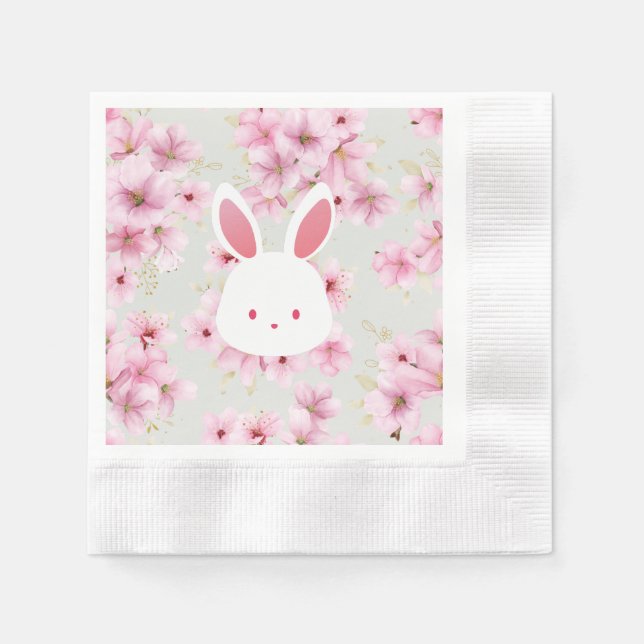 Servilleta De Papel Conejo de Pascua (Anverso)
