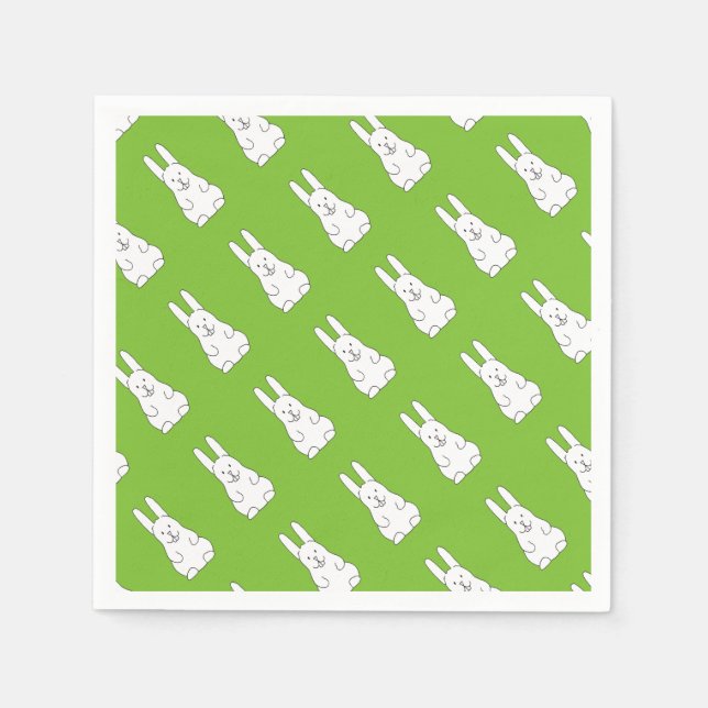 Servilleta De Papel Conejo de Pascua (Anverso)