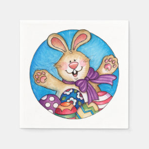 Servilleta De Papel Conejo de Pascua - Napkins de papel