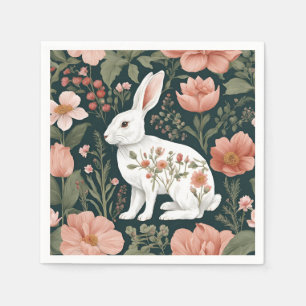 Servilleta De Papel Conejo lindo Cottagecore