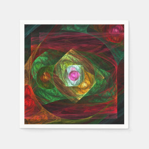 Servilleta De Papel Conexiones dinámicas Resumen de arte