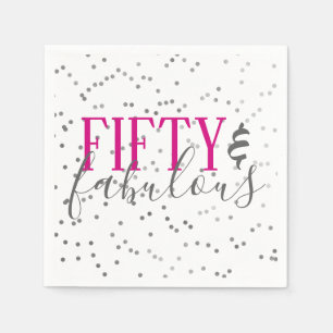 Servilleta De Papel Confetti 50 y las fabulosas toallas de la fiesta d