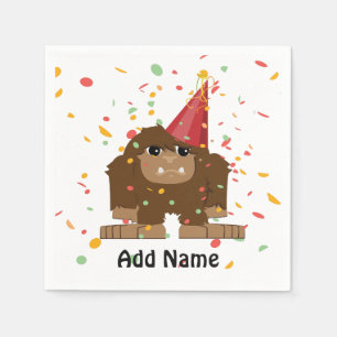Servilleta De Papel Confetti Fiesta Sasquatch Bigfoot