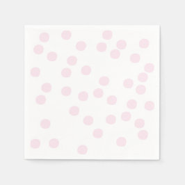 Servilleta De Papel Confetti rosa Rubor / Polkadots