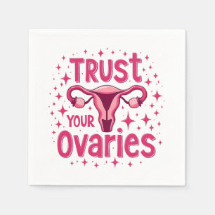 Servilleta De Papel Confíe en su conocimiento del útero ovario