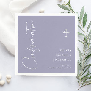 Servilleta De Papel Confirmación de Chicas de script