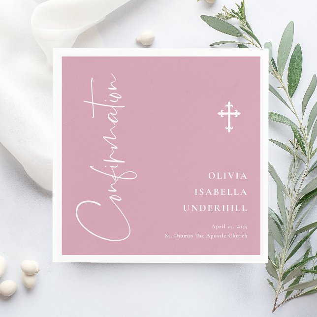 Servilleta De Papel Confirmación de las chicas del guión  (Subido por el creador)
