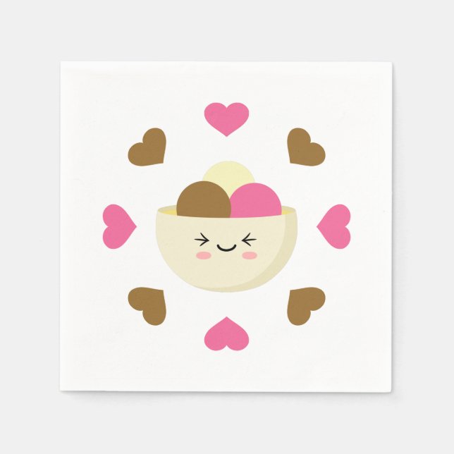 Servilleta De Papel Congelación cerebral (Anverso)