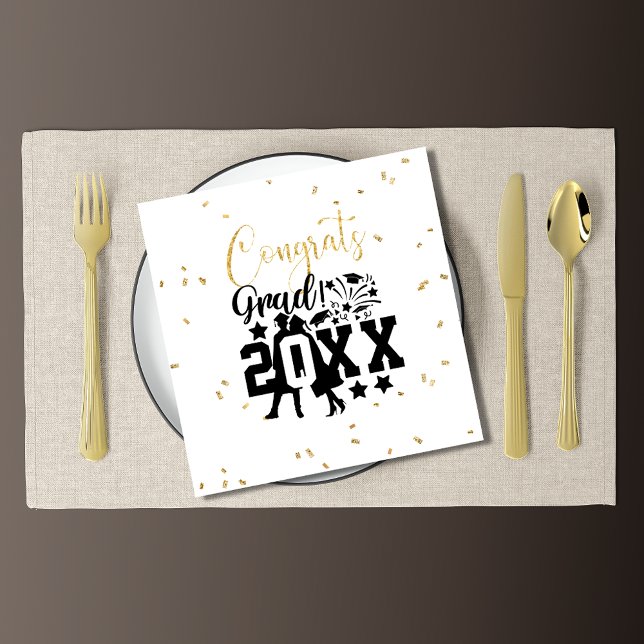 Servilleta De Papel Congrats Grad Year Faux Purpurina Confetti (Subido por el creador)