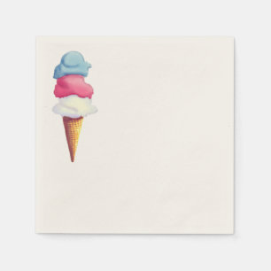 SERVILLETA DE PAPEL CONO DE HELADO DE SHARON SHARPE