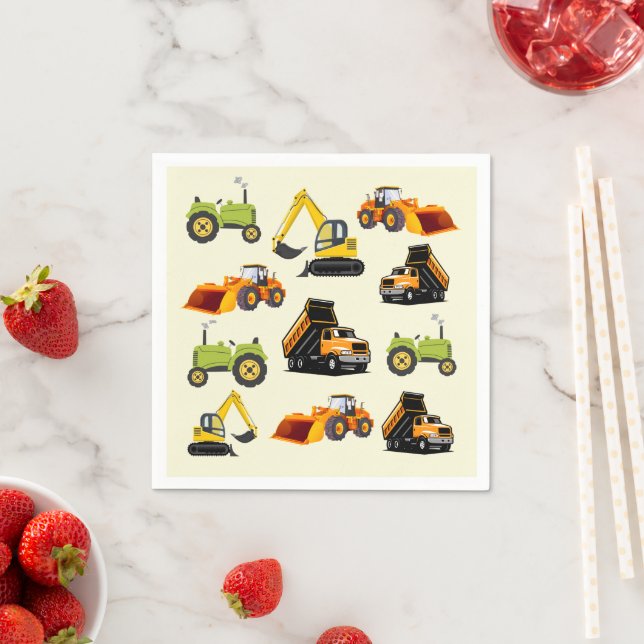 Servilleta De Papel Construction Dump Truck (In situ)