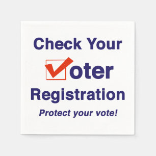 Servilleta De Papel Consulta tu registro de votantes para las eleccion