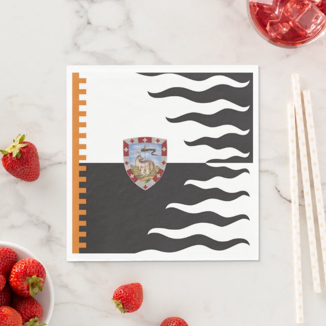 Servilleta De Papel Contrada della Lupa (She-Wolf) Palio di Siena (In situ)