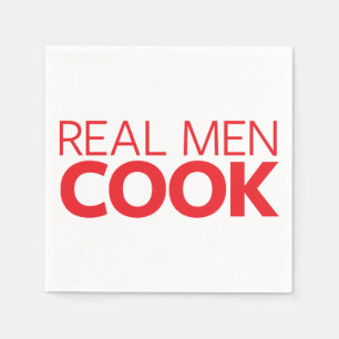 Servilleta De Papel Cook de hombres reales
