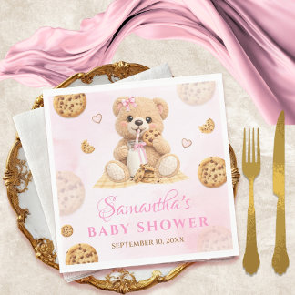 Servilleta De Papel Cookie and milk Baby Shower - Cookie Baby Shower
