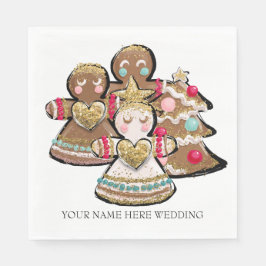 Servilleta De Papel Cookie de los Navidades de Gingerbread