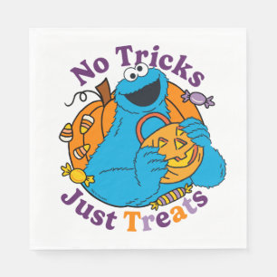 Servilleta De Papel Cookie Monster   No hay trucos que solo trate