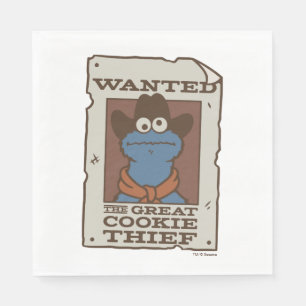 Servilleta De Papel Cookie Monster   Poster deseado