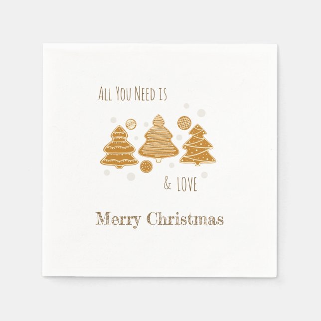 Servilleta De Papel Cookies de Gingerbread (Anverso)