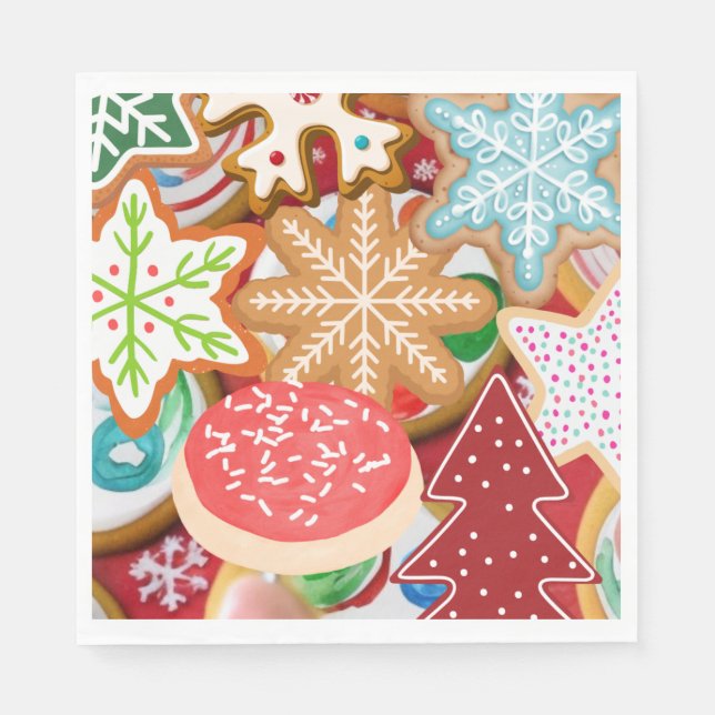 Servilleta De Papel Cookies de navidades (Anverso)