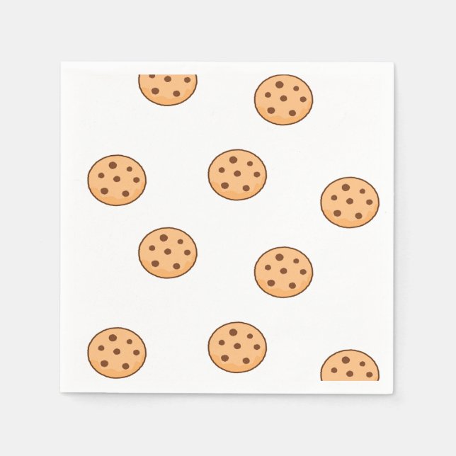 Servilleta De Papel cookies en blanco (Anverso)