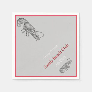 Servilleta De Papel Cookout de la langosta