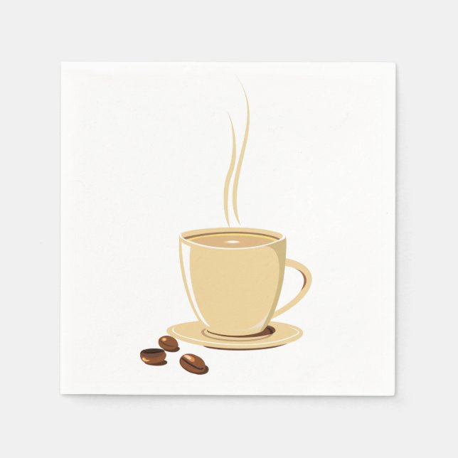 Servilleta De Papel Copa de Café (Anverso)