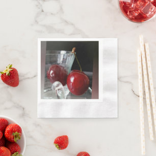 Servilleta De Papel Copa de cerezas