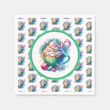 Copa de Navidades de acuarela bonito