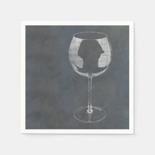 Servilleta De Papel Copa de vino.