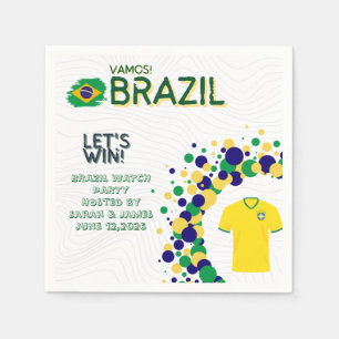 Servilleta De Papel Copa Mundial de la FIFA Brasil VAMOS! personalizad