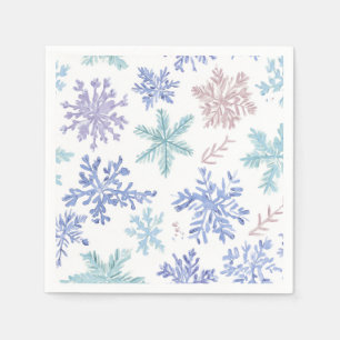 Servilleta De Papel Copia de copos de nieve de invierno