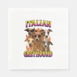 Servilleta De Papel Copia de Galgo Italiano