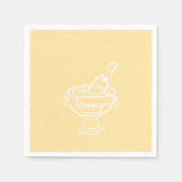 Servilleta De Papel Coquette Champagne