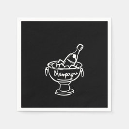 Servilleta De Papel Coquette Champagne