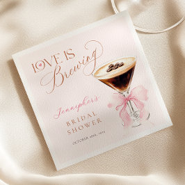 Servilleta De Papel Coquette Coffee Bridal Shower