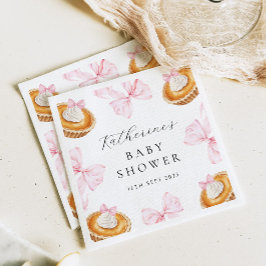 Servilleta De Papel Coquette Cutie Pie Baby Shower Paper Napkin