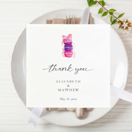 Servilleta De Papel Coquette Elegette Macaron Boda