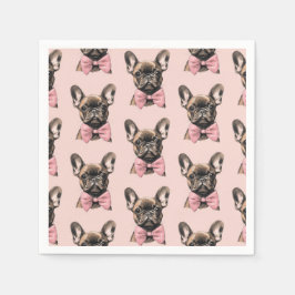 Servilleta De Papel Coquette Frenchie