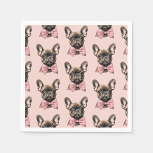Servilleta De Papel Coquette Frenchie