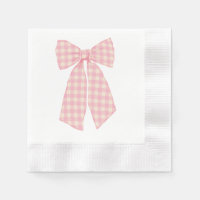 Coquette Romántica Coquette Bow de Gingham rosa Mo